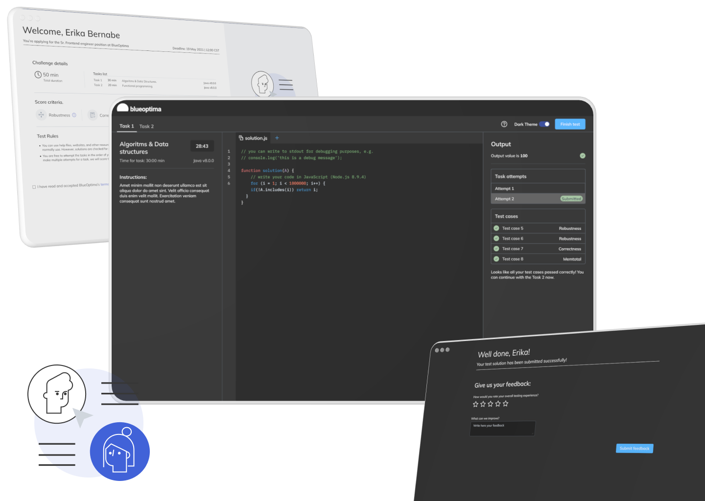 Predictive Assessment interface redesign hero visual